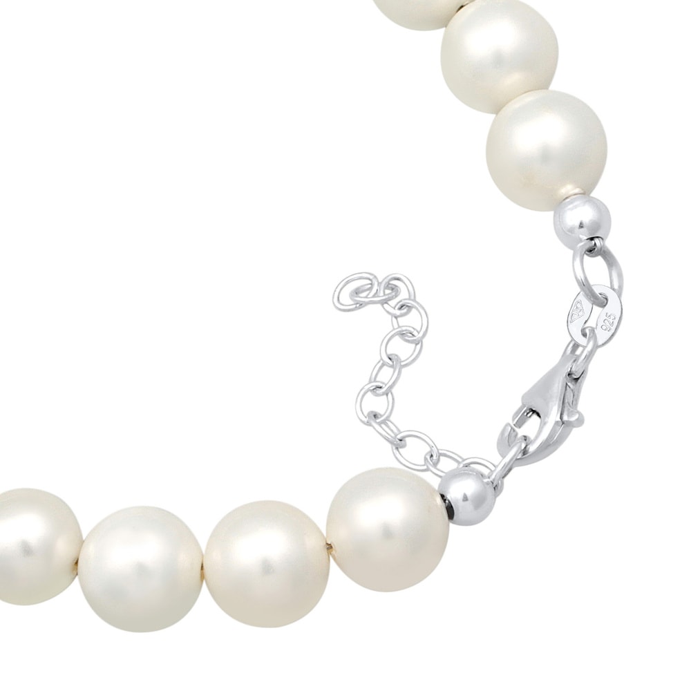 Nenalina Nenalina Bracelet Femmes Tendance Elégante avec perles de coquillage en argent st Bracelet