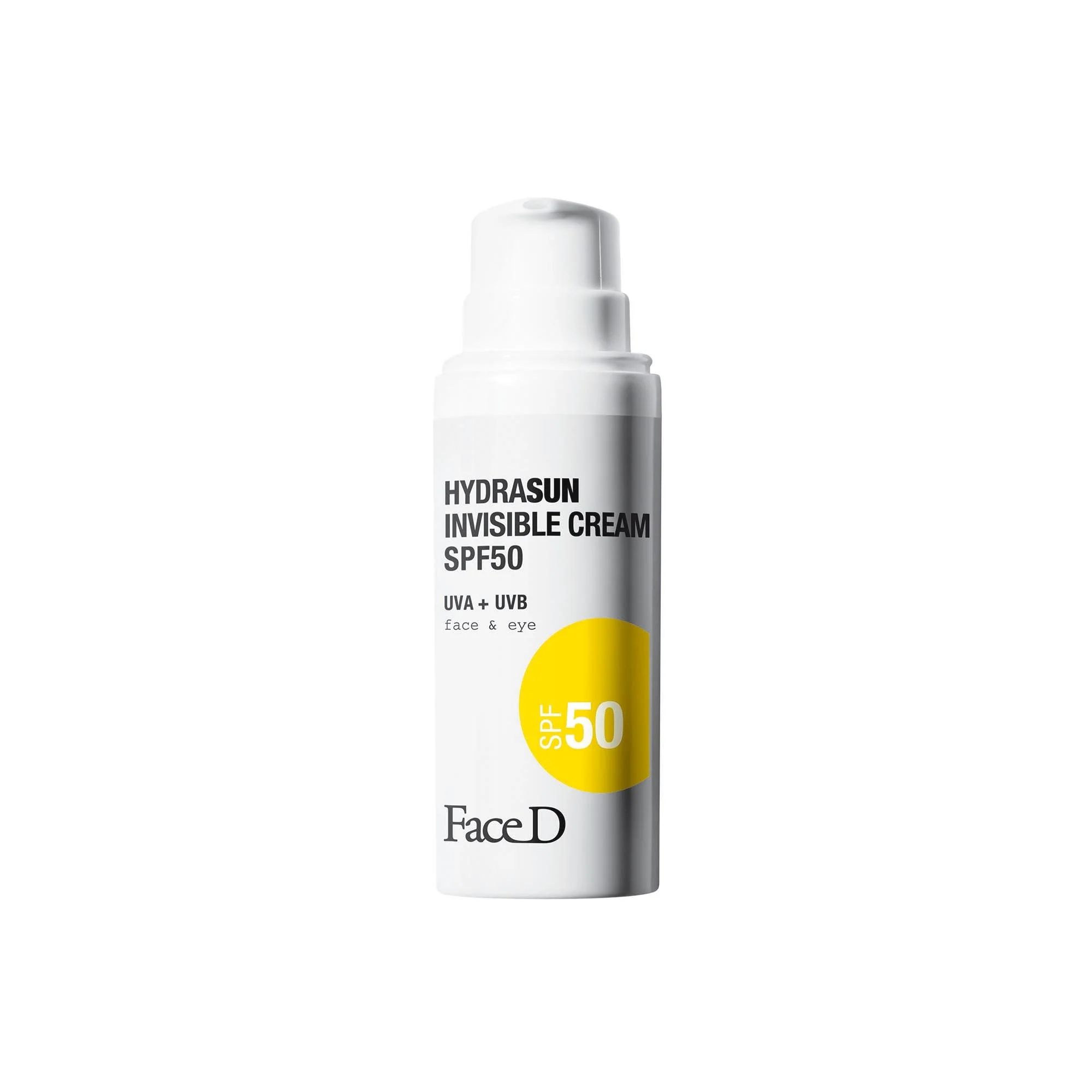 Viso Hydrasun Crema Invisible SPF50 - Solare viso alta protección.