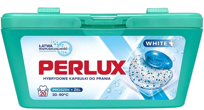 Perlux hibridne kapsule za pranje rublja White Plus