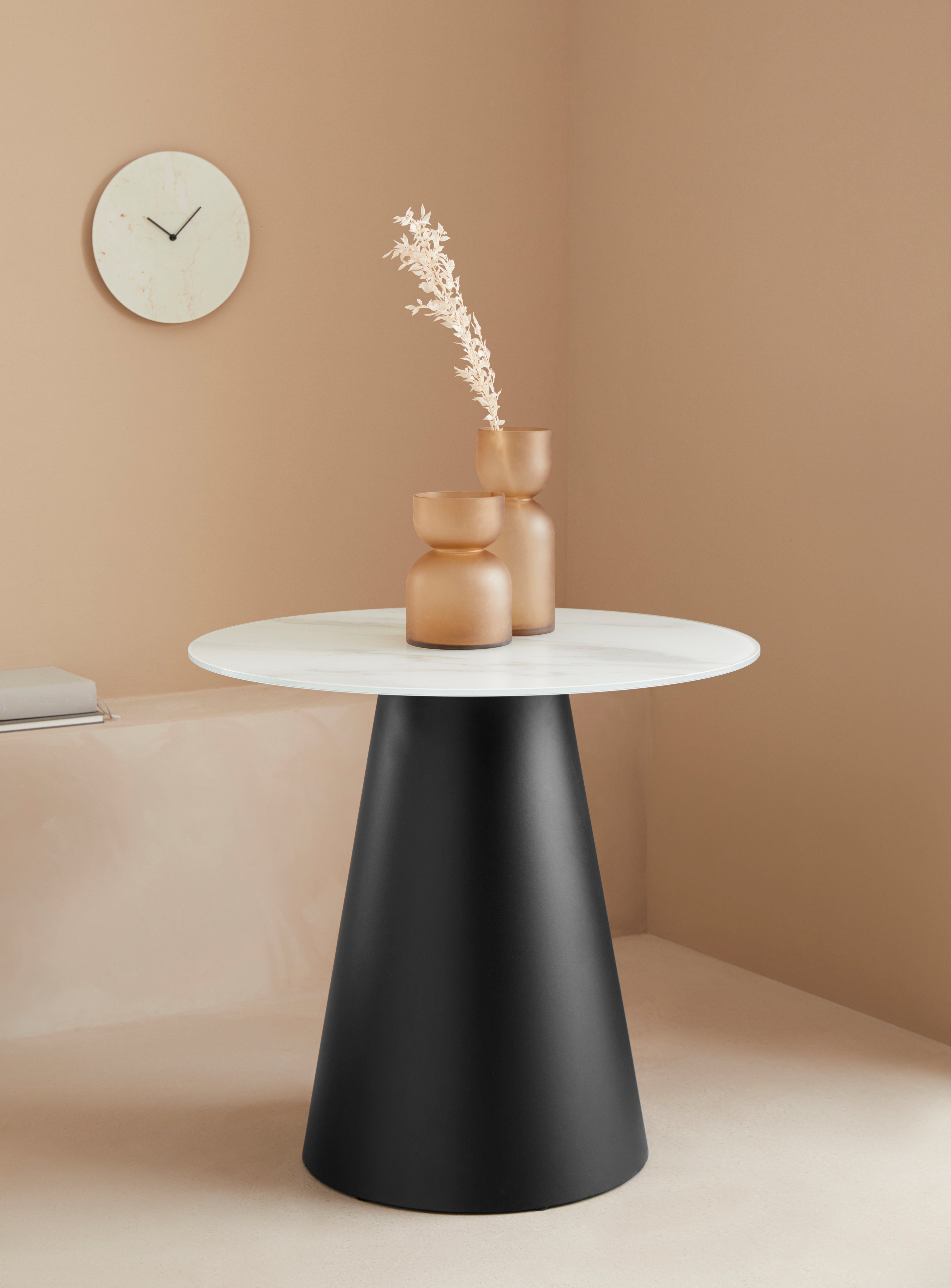 LeGer Home by Lena Gercke Beistelltisch Malin, 1cm starke Tischplatte in Marmoroptik