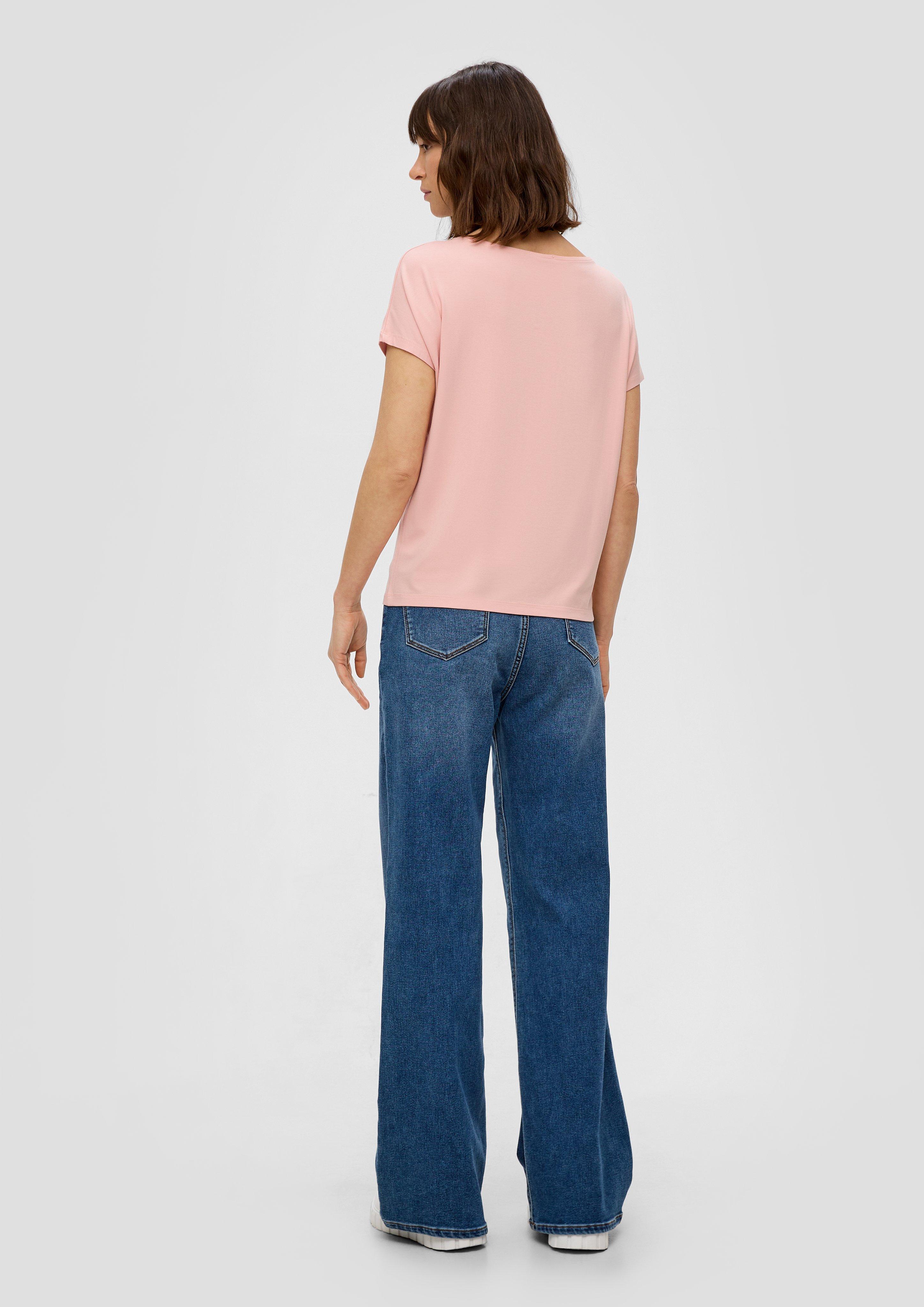 T-Shirt aus Viskosestretch  2151456-4258