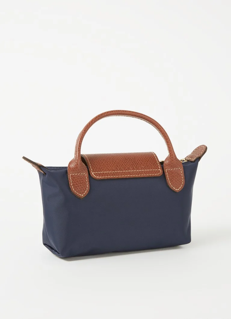 Geantă Longchamp Le Pliage Original cu detalii din piele