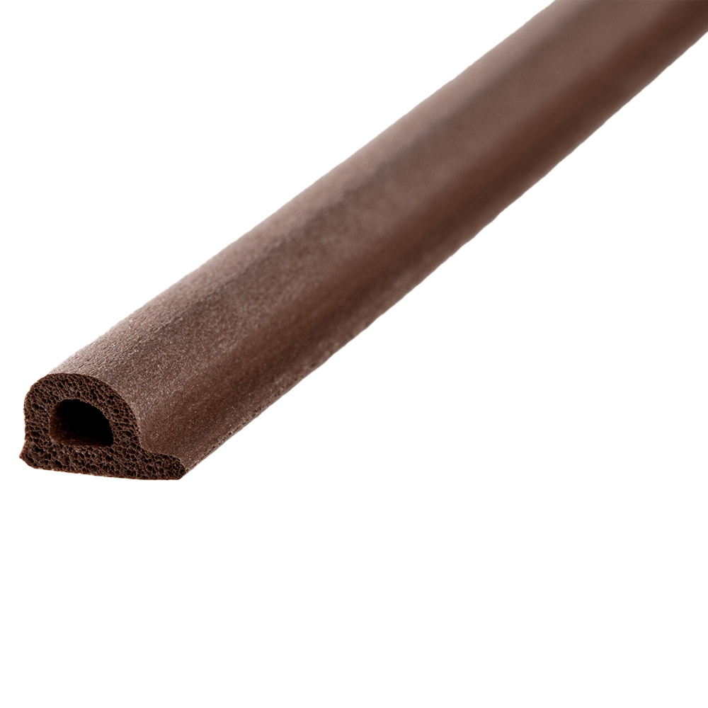 Kraft Werkzeuge XXL Energiespar-Profildichtung P-Profil - 42m, Braun