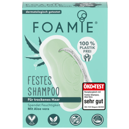 Foamie Festes Shampoo Aloe für trockenes Haar 80G