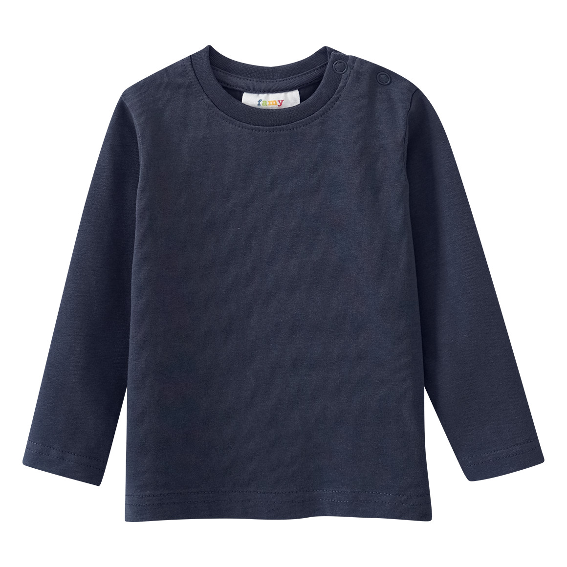 2 Baby Langarmshirts im Basic-Style
