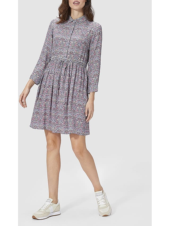 Rich & Royal Kleid in Weiß/ Hellblau/ Rosa günstig kaufen 36