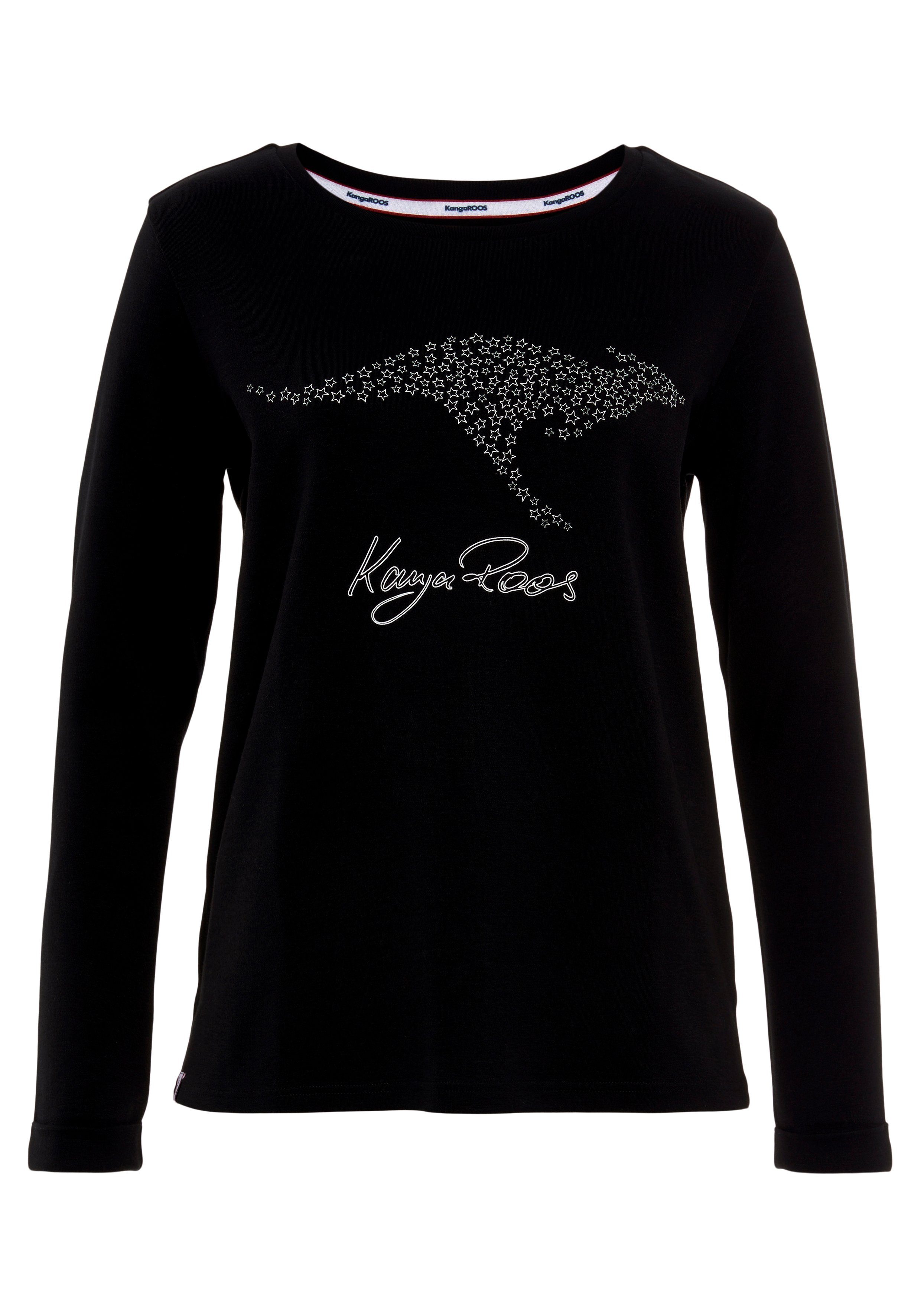 KangaROOS Sweatshirt mit großem Logo-Aufdruck - NEUE KOLLEKTION