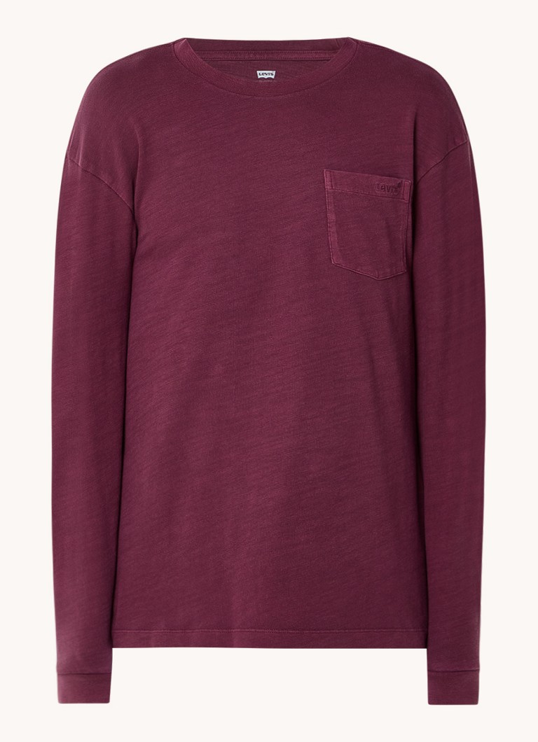 T-shirt a maniche lunghe Levi's con taschino sul petto