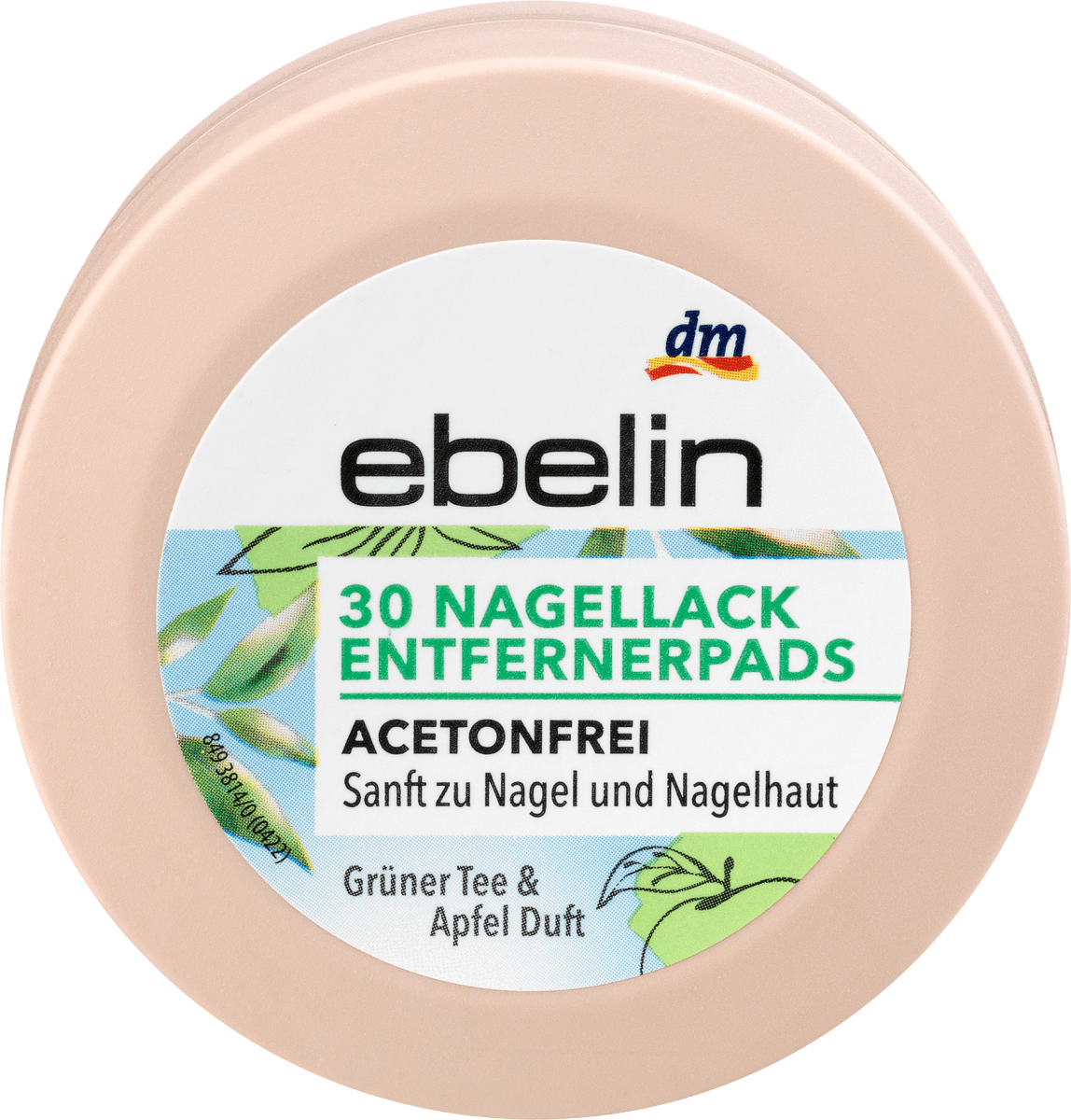 Nagellackentfernerpads Acetonfrei, 30 St