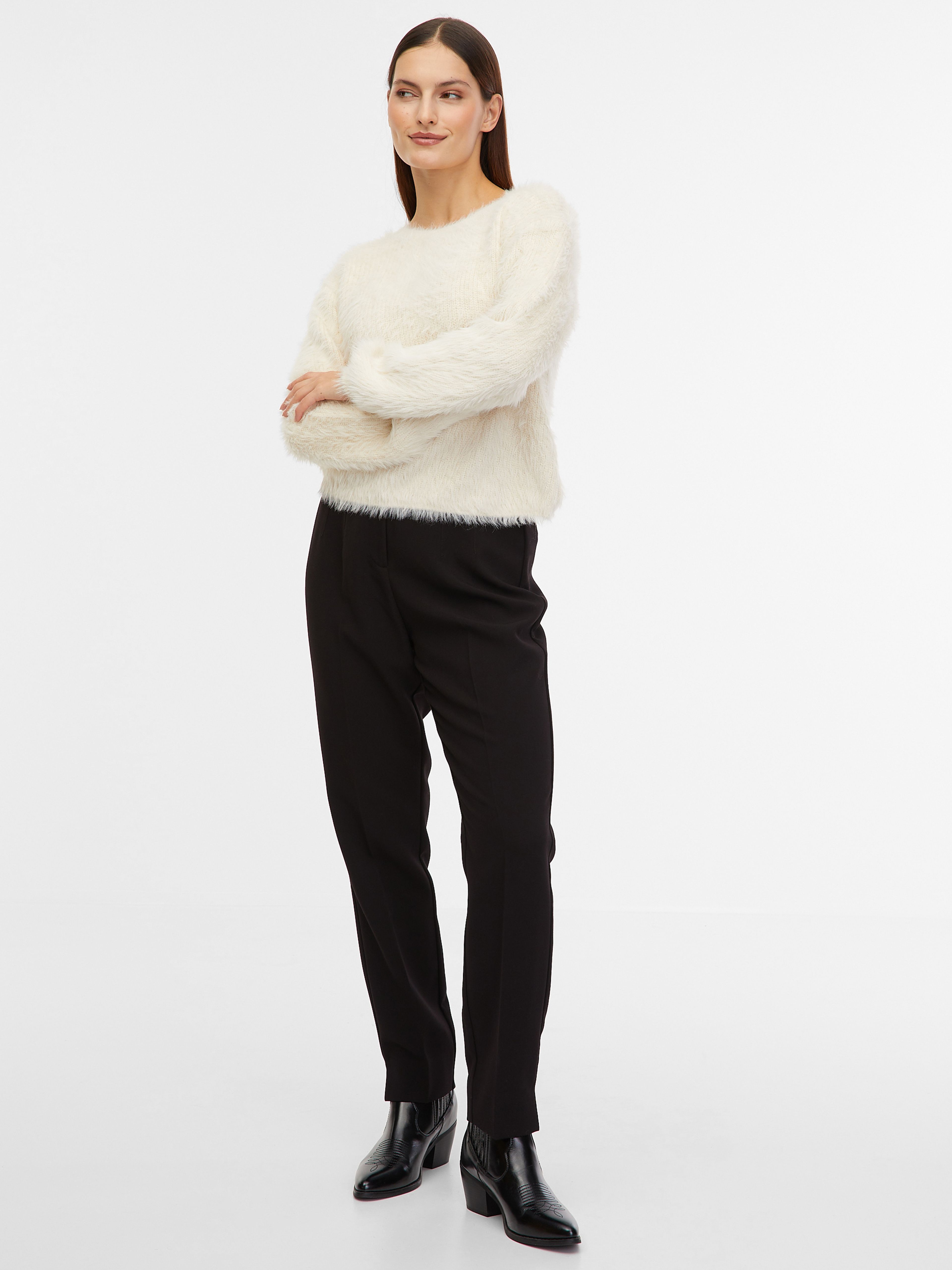 Cremefarbener Damenpullover ORSAY