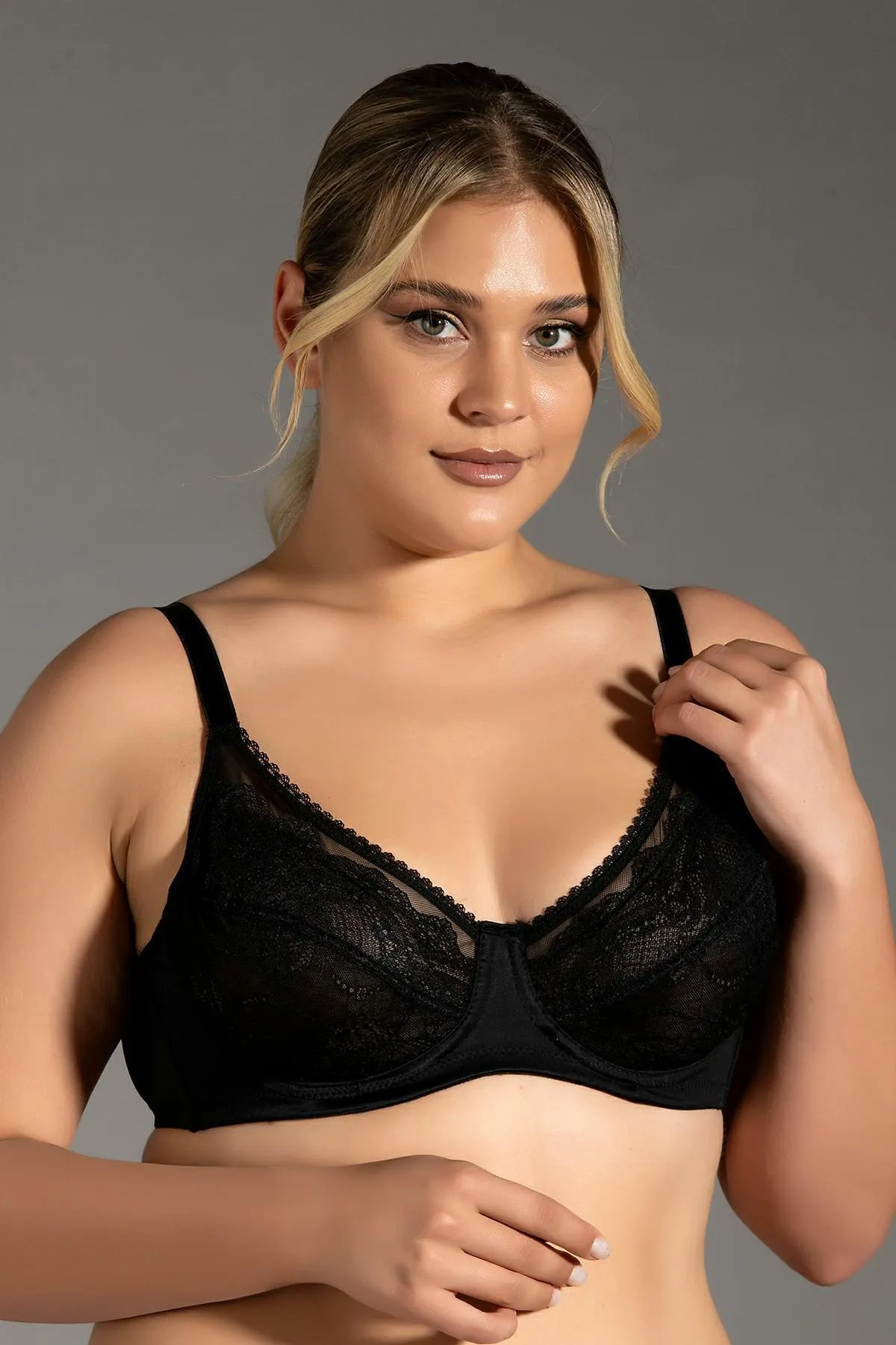 C&City  Spitzen-Minimizer-BH C12301 Schwarz