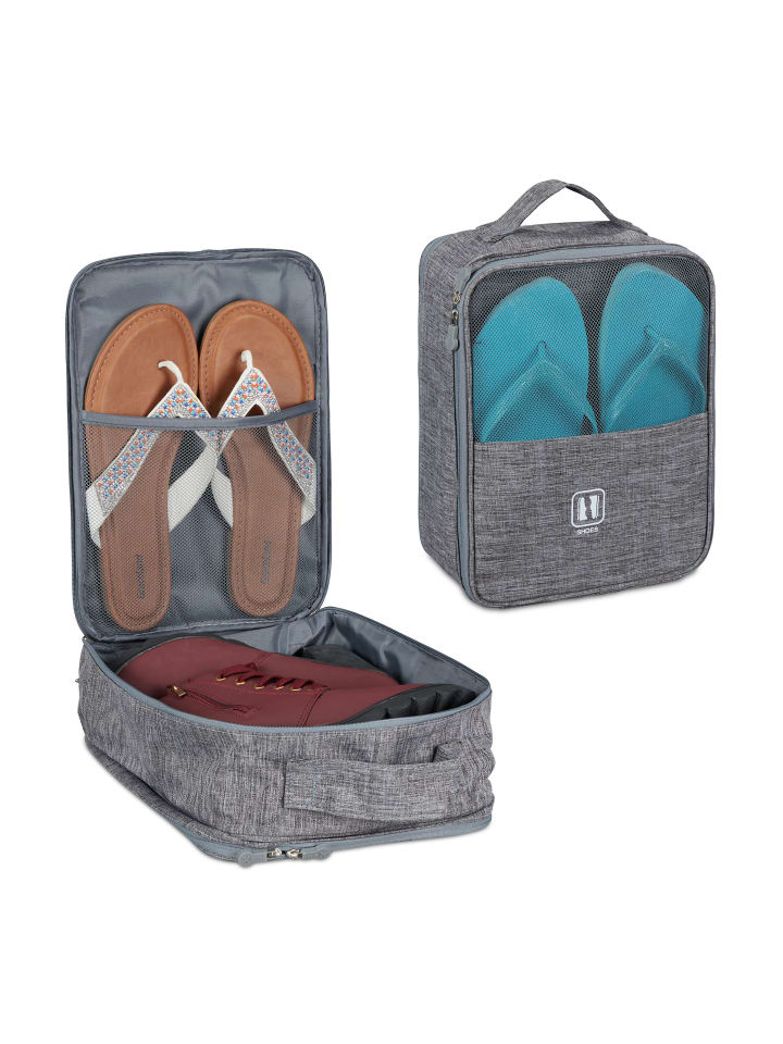 relaxdays 2 x Schuhtasche Reise günstig kaufen onesize