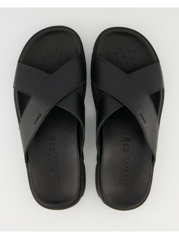 Geox Pantoletten in Schwarz günstig kaufen