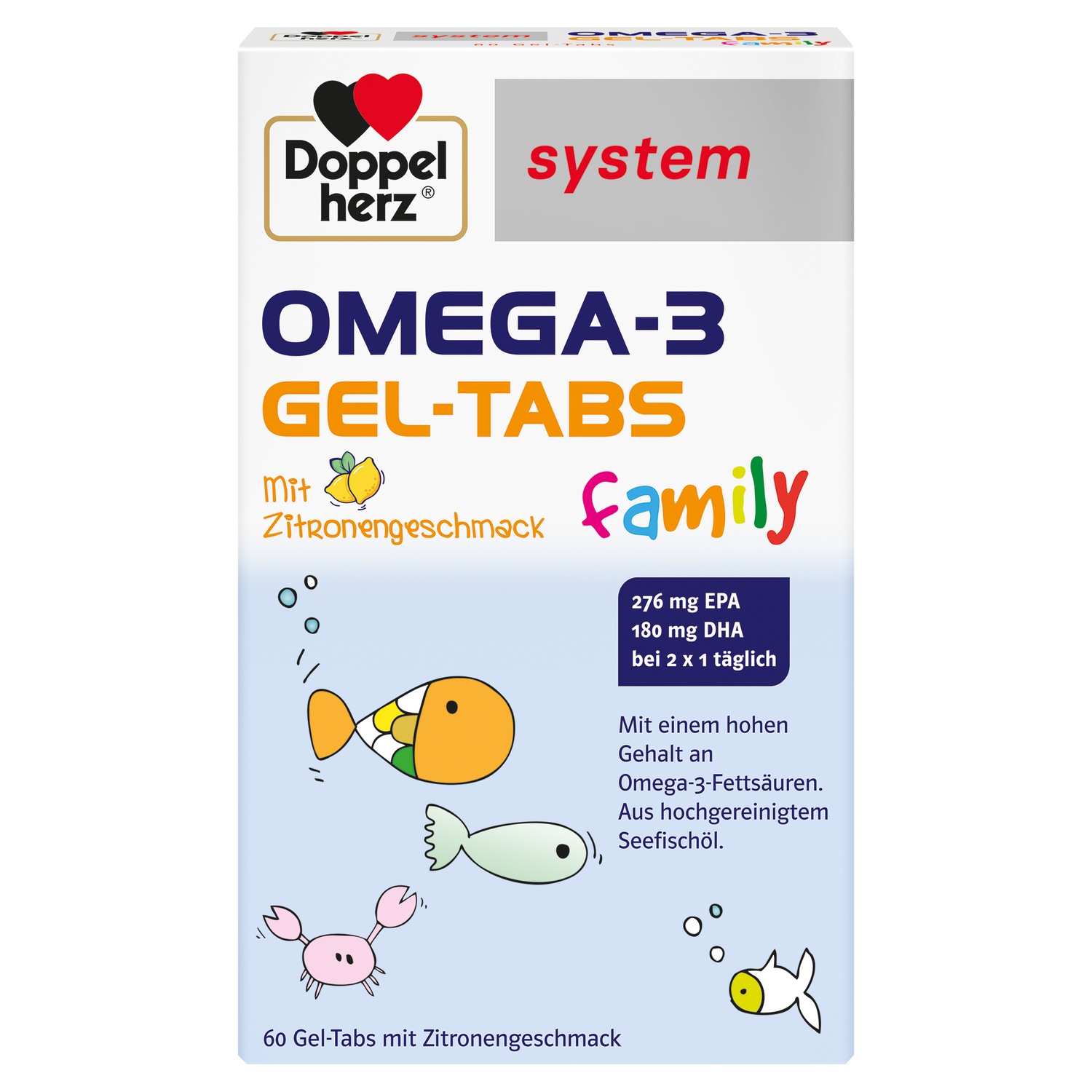 Omega-3 Gel-Tabs family system