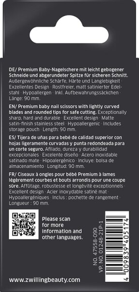 ZWILLING Beauty Premium Baby-Nagelschere - silver Nagelschere