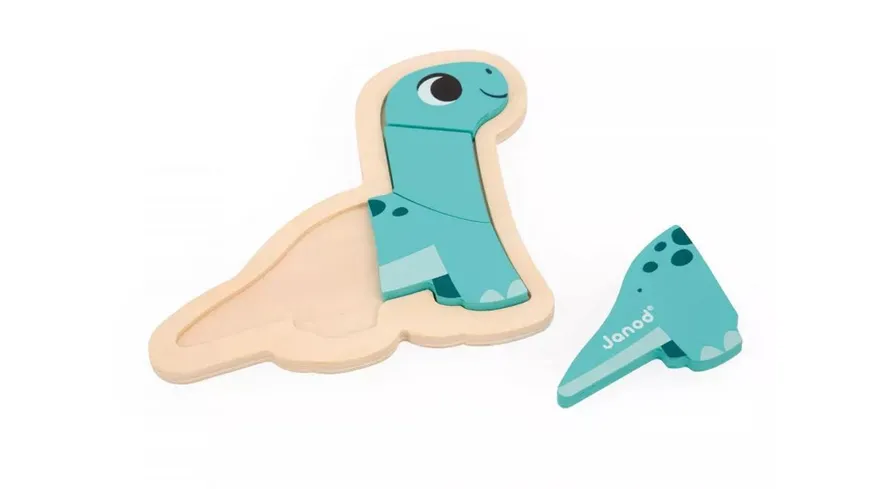 Janod - DINO - 4 EVOLUTIVE PUZZLES DINO