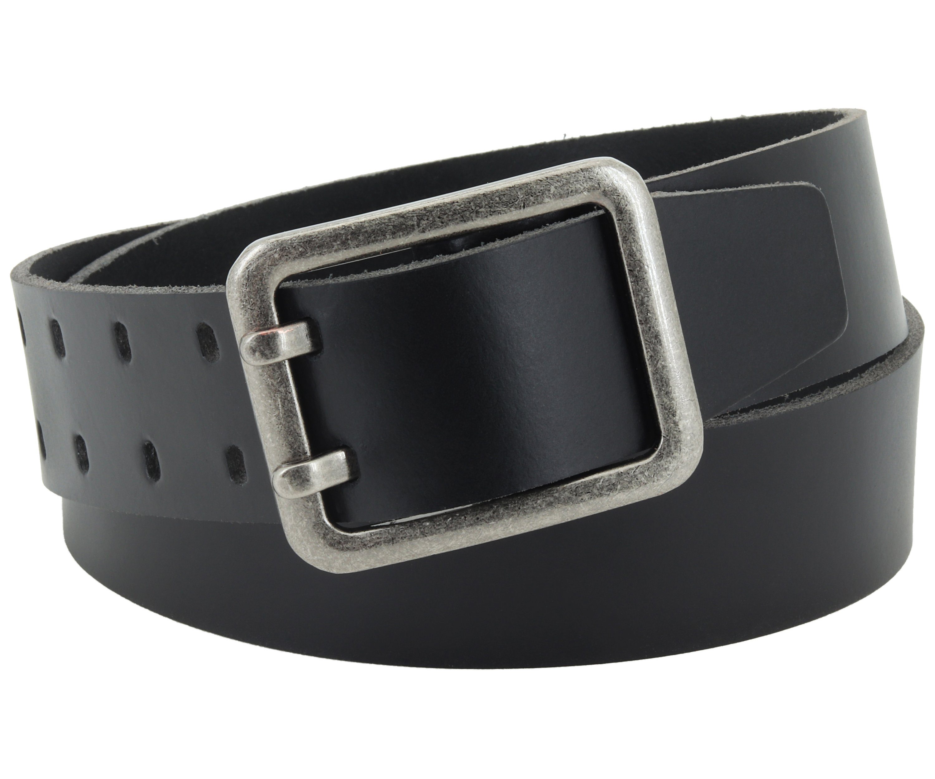COLOGNEBELT Ledergürtel F3-PL Schlicht dennoch modern mit Dornschließe, MADE IN GERMANY