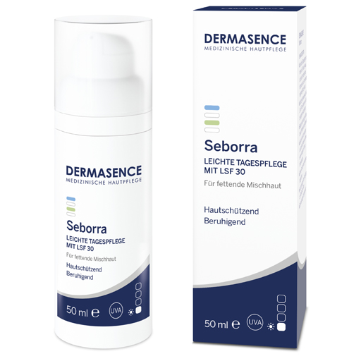 DERMASENCE Seborra Leichte Tagespflege mit LSF 30  50 ml  Creme