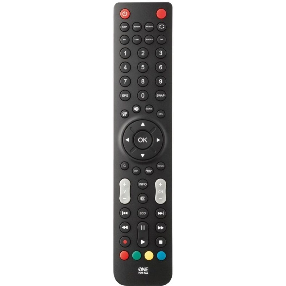 One for All URC 1921 Sharp TV - Fernbedienung - schwarz Universal-Fernbedienung