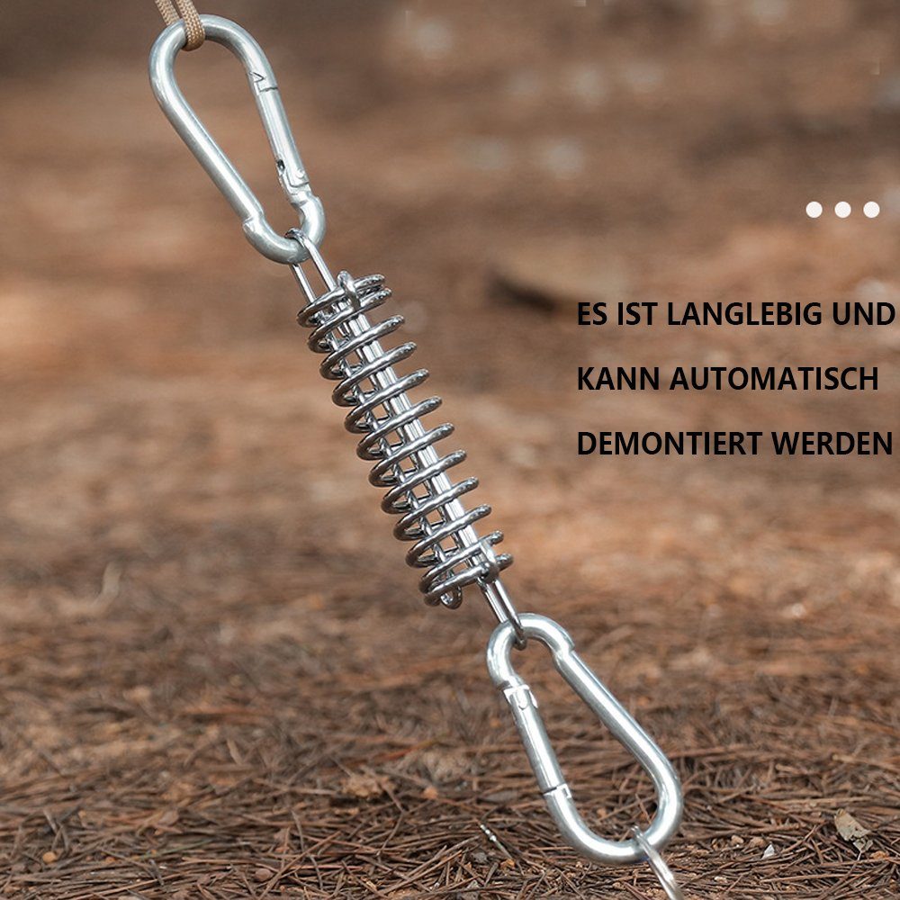 Fokelyi Sonnensegel Zeltfederschnalle,Camping Zelt Frühling Schnalle Set,5 Stücke