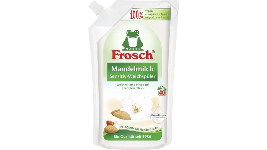 Frosch Mandelmilch Sensitiv Weichspüler 1 l
