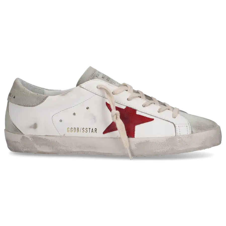 Golden Goose - Sneaker low SUPER-STAR Kalbsleder - weiß