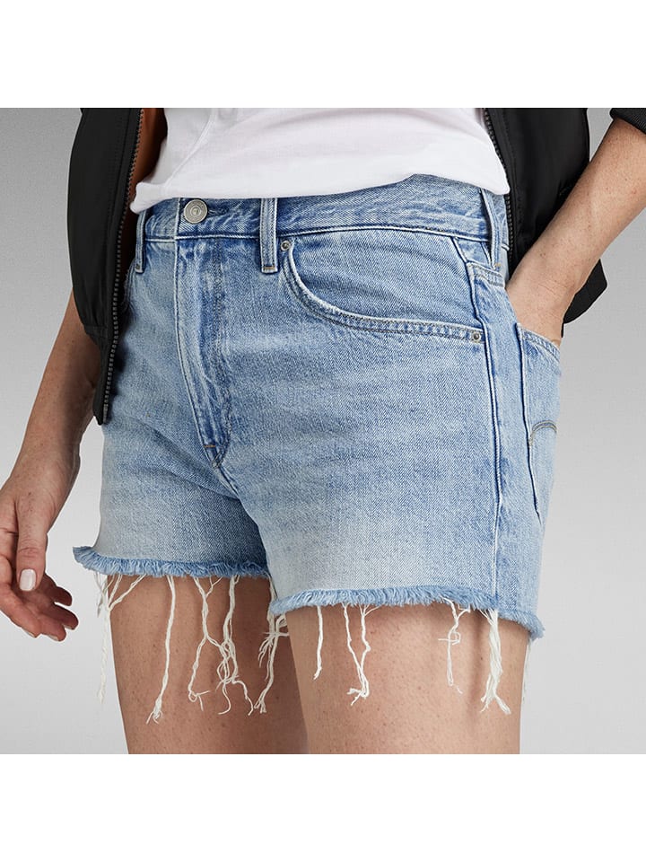 G-Star Jeans-Shorts in Hellblau günstig kaufen