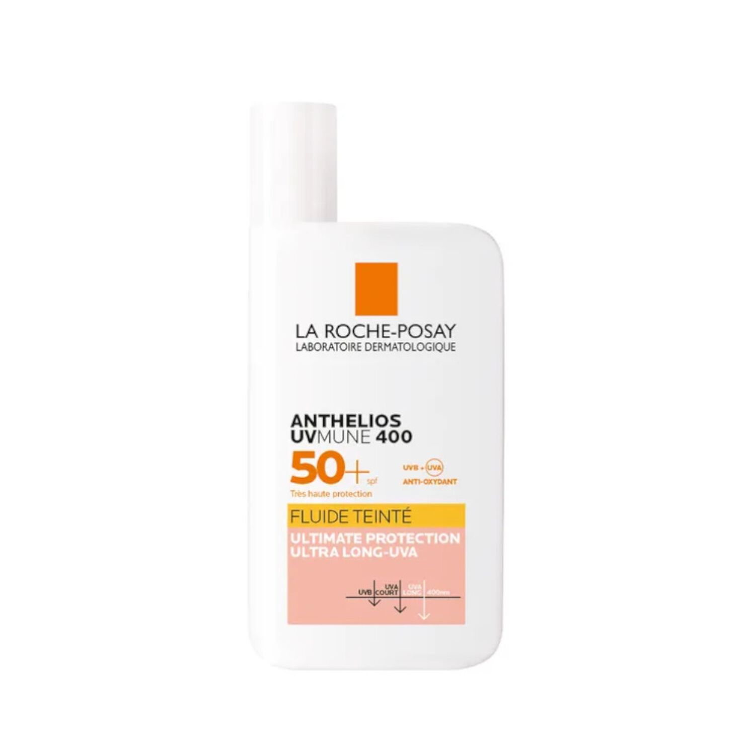 la roche-posay Anthelios UVMUNE 400 Fluide Solaire SPF50+ Invisible Teinté - 50 ml