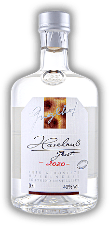 Guglhof Haselnussgeist 2020 Guglhof Haselnussgeist 2020  Jahrgang 2020 - 0,7	 Liter - Vol 40%