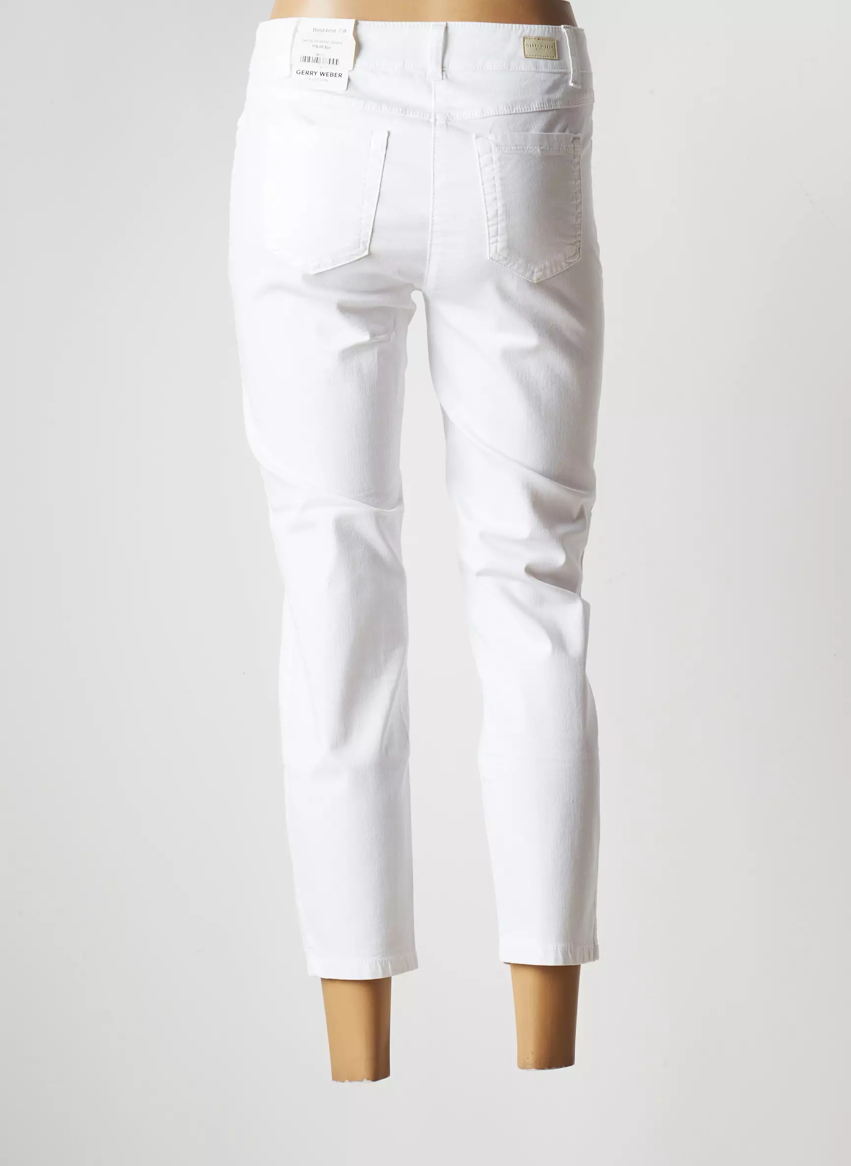 Gerry Weber Pantalon7 8 Femme couleur blanc