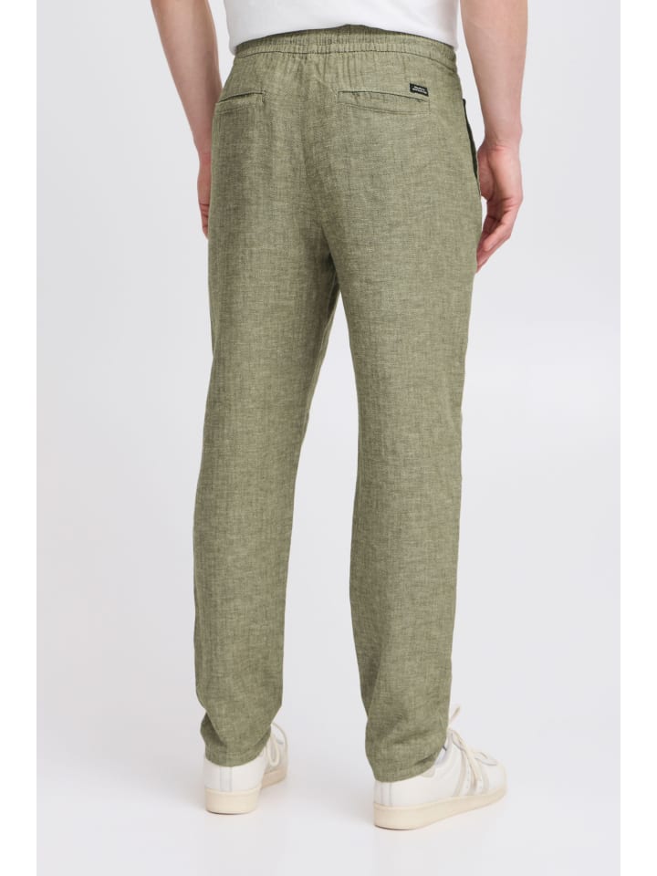 BLEND Leinenhose in Grün günstig kaufen