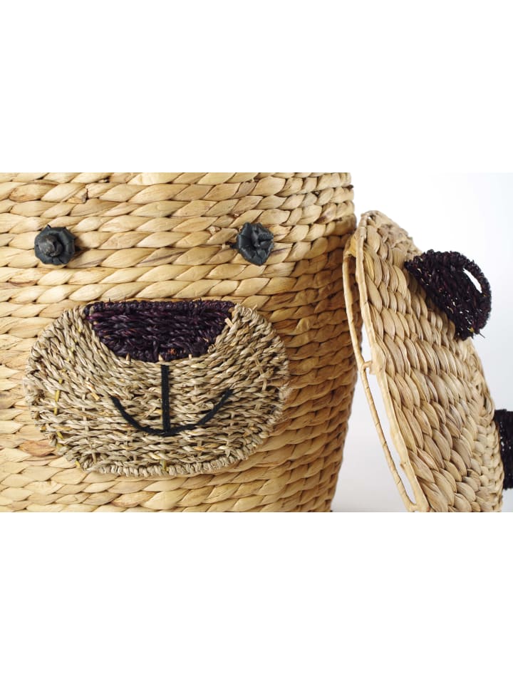 kobolo Wäschekorb BÄR in Braun günstig kaufen onesize
