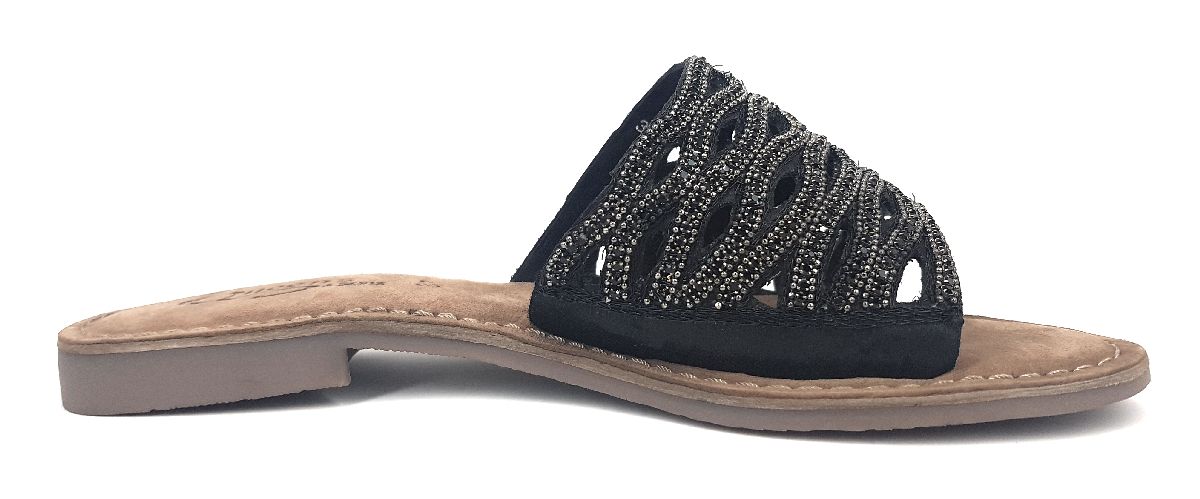 Queens IF-8690 Schwarz black pewter