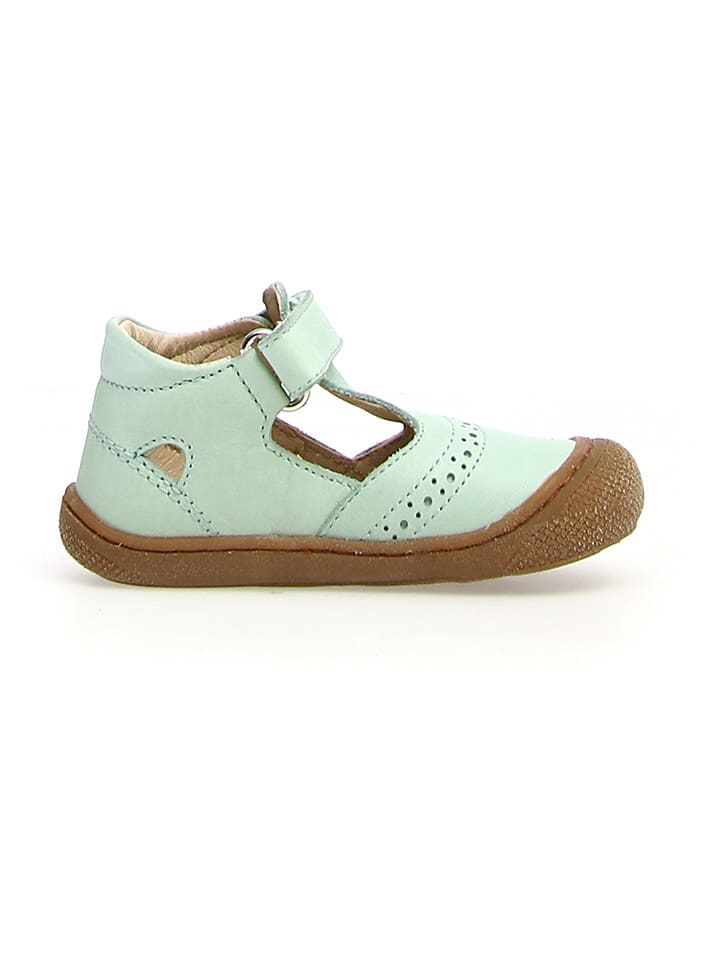 Naturino Leder-Halbsandalen in Mint günstig kaufen