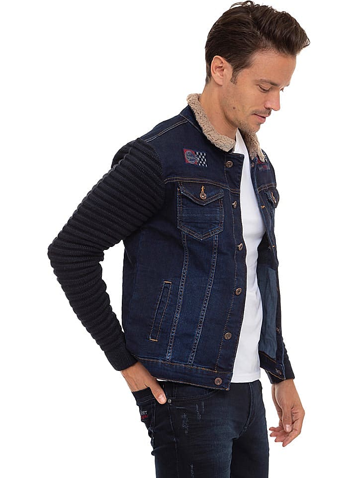 SIR RAYMOND TAILOR Jeansjacke in dunkelblau - festgestellte Gr. L günstig kaufen XXL