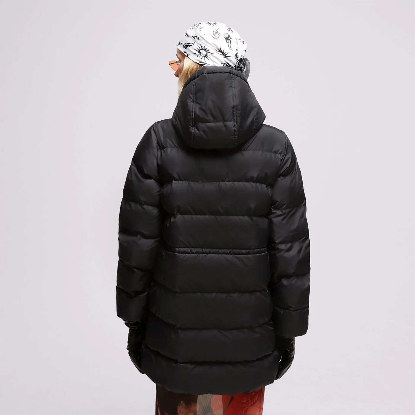 LEVI'S MANTEL HOODED MIDI Schwarz