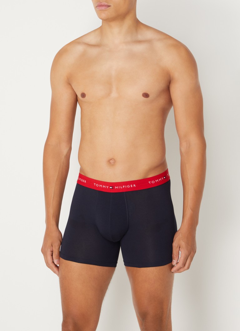 Set de 3 perechi de boxeri cu logo-ul Tommy Hilfiger