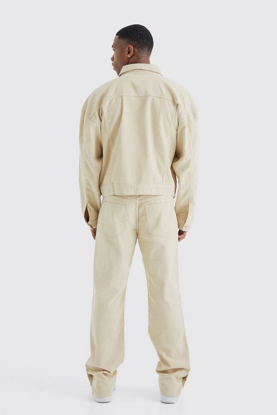 Kastige Cord-Jacke