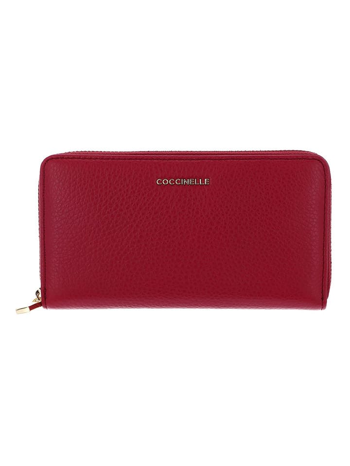 COCCINELLE Leder-Geldbörse in Rot - (B)18 x (H)10 x (T)2,5 cm günstig kaufen onesize