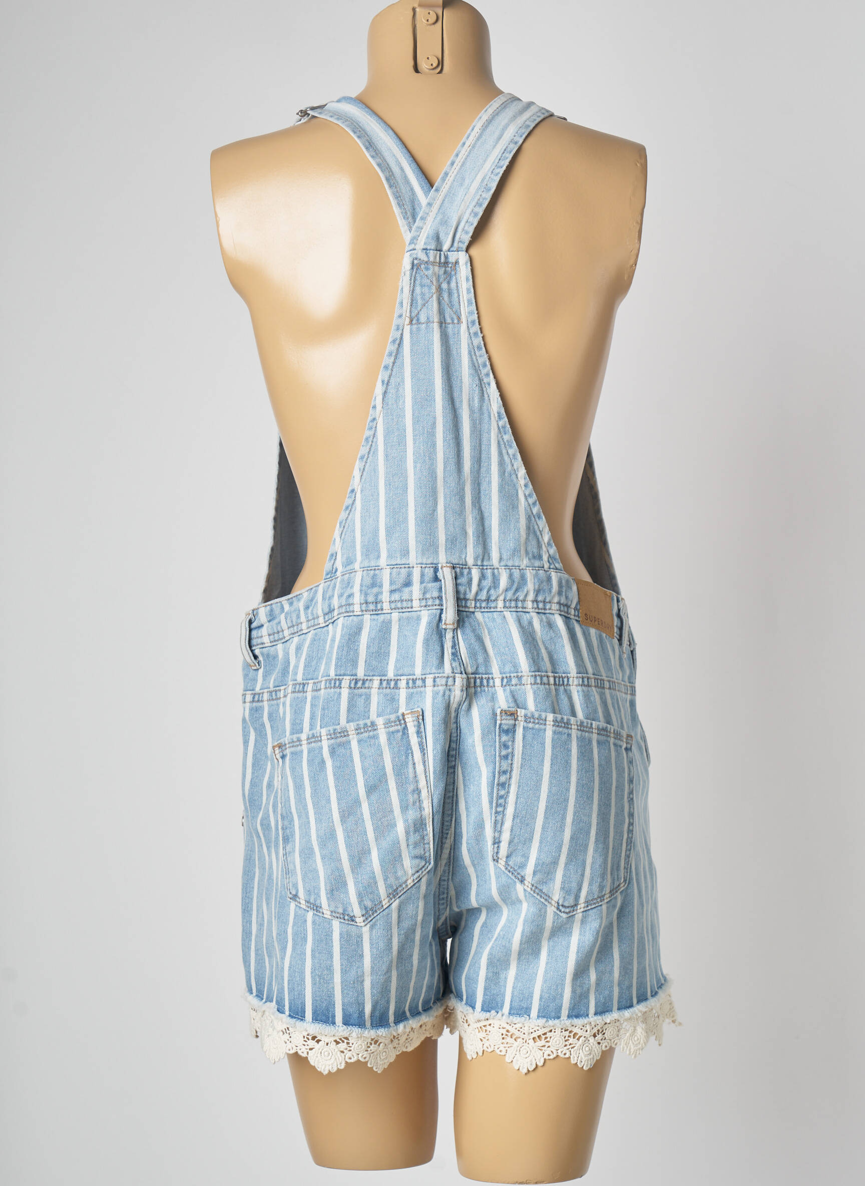 Superdry Salopettes Femme couleur bleu