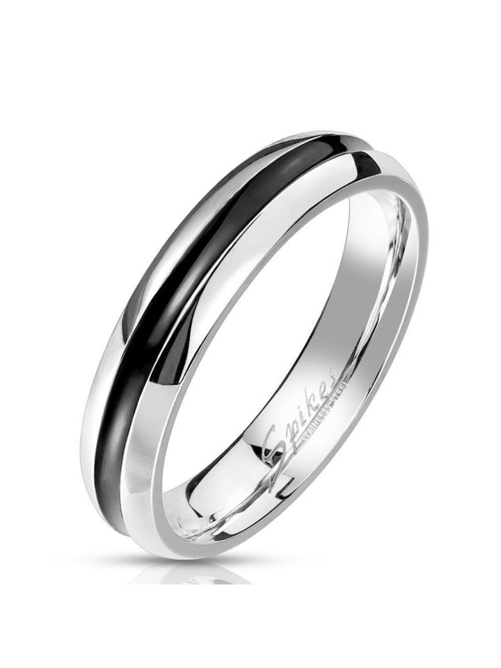 Bungsa Ring in Schwarz/Silber günstig kaufen