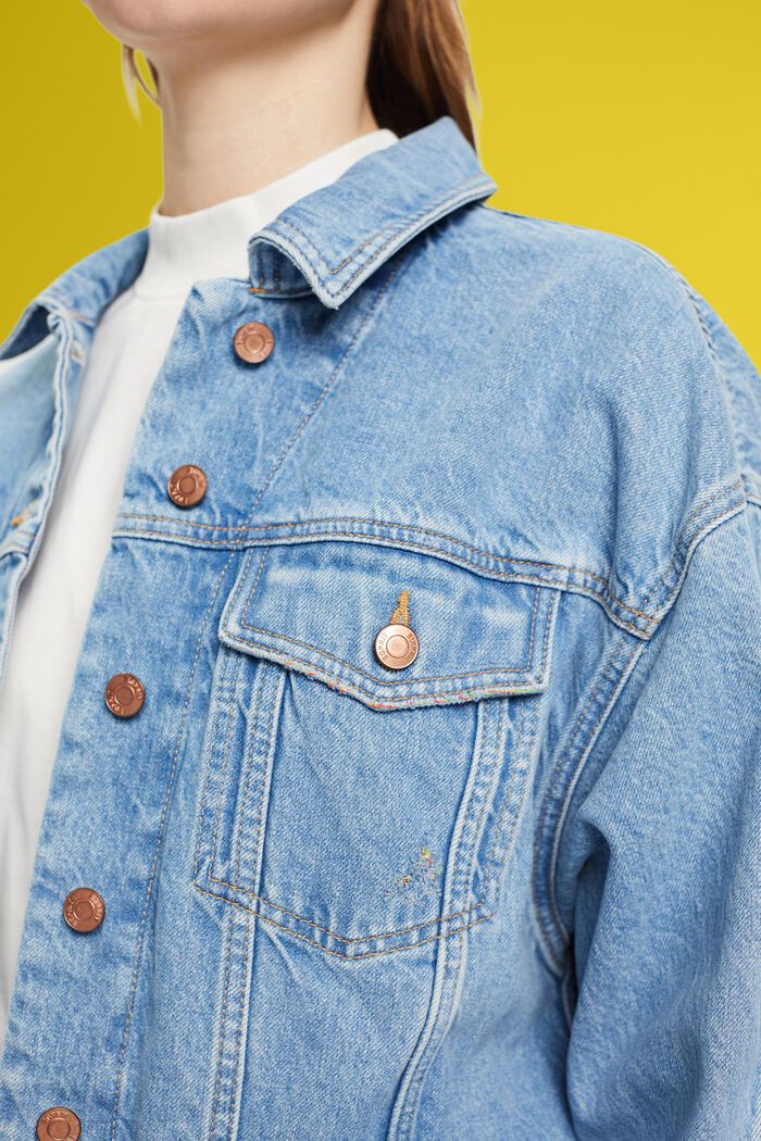 Denim-Jacke aus reiner Baumwolle