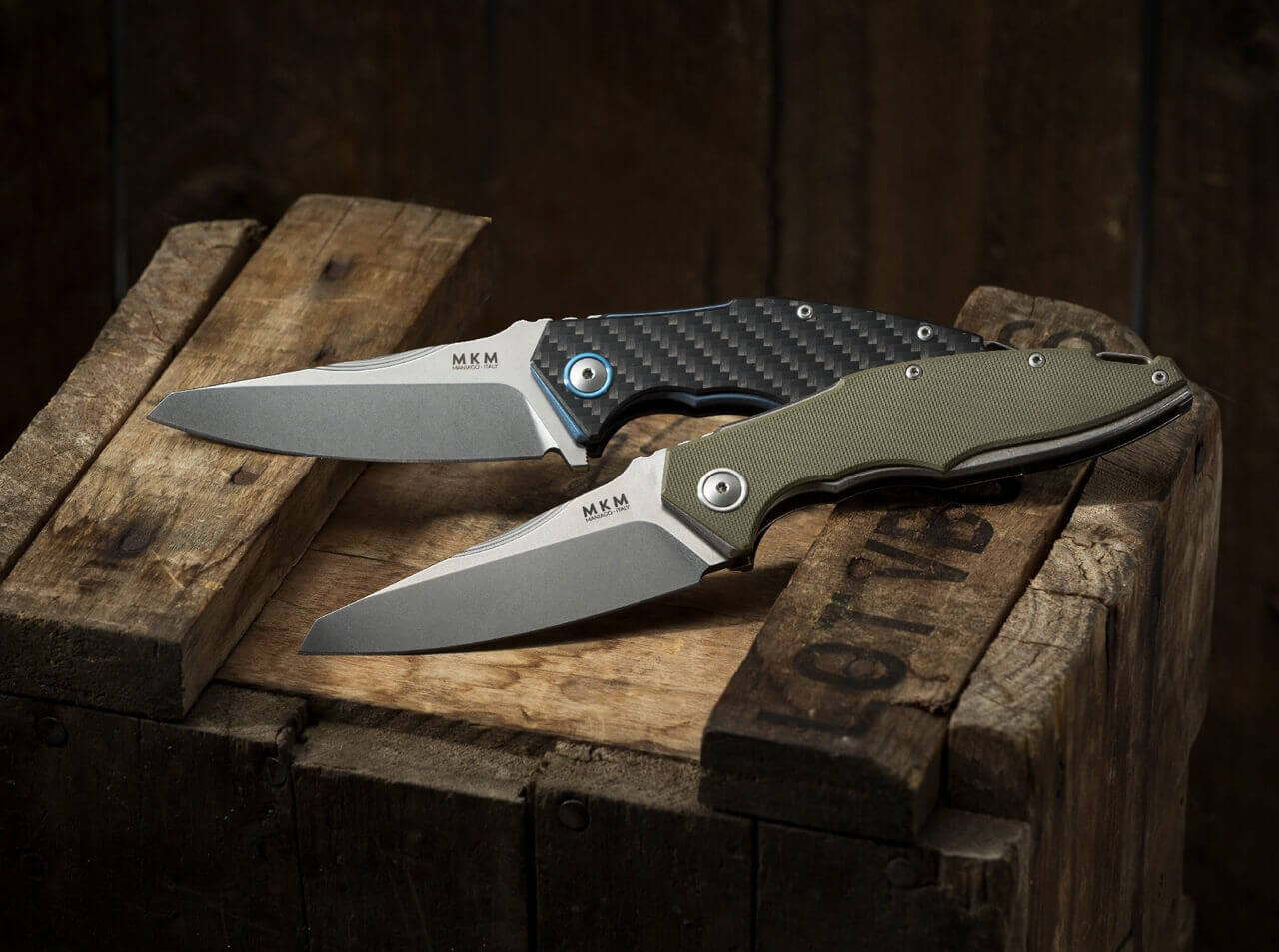 Raut Olive Drab G10 Front Flipper