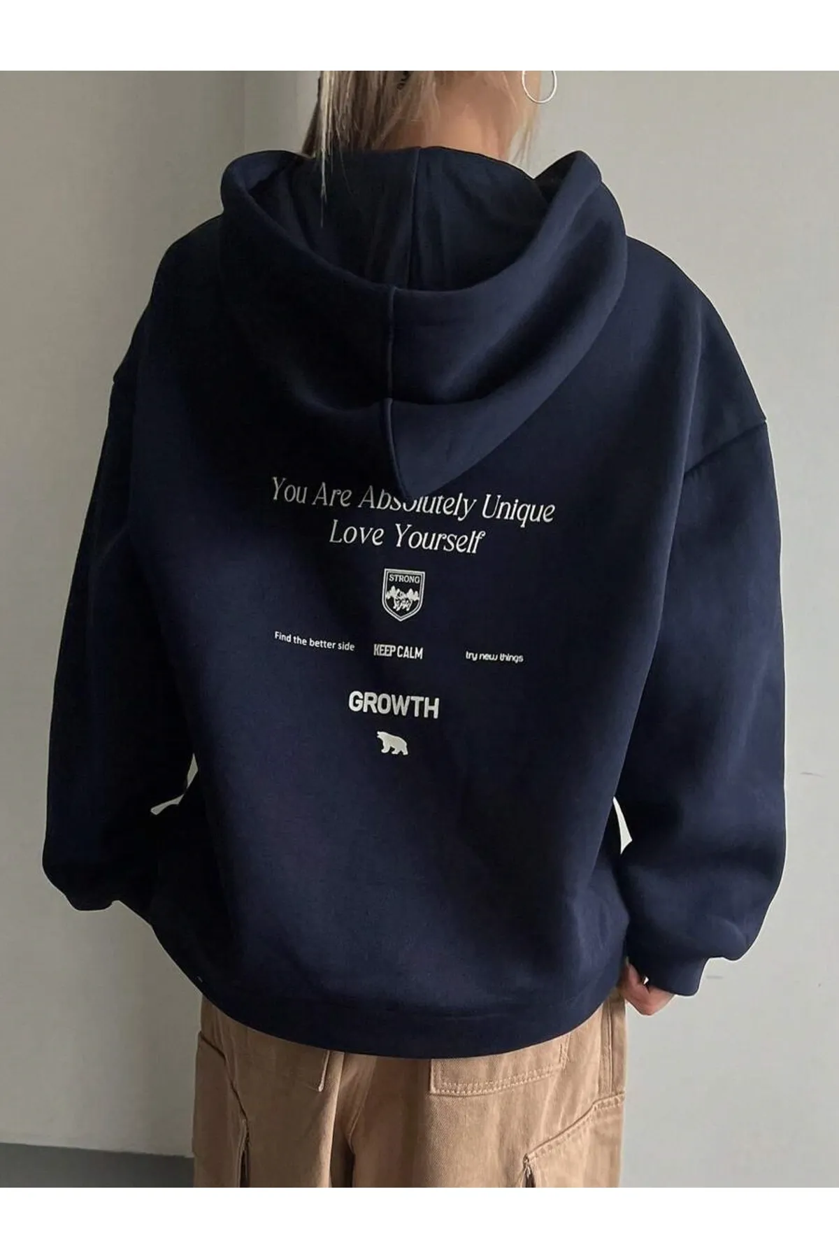 MOONBULL  Sweatshirt - Dunkelblau - Regular Fit