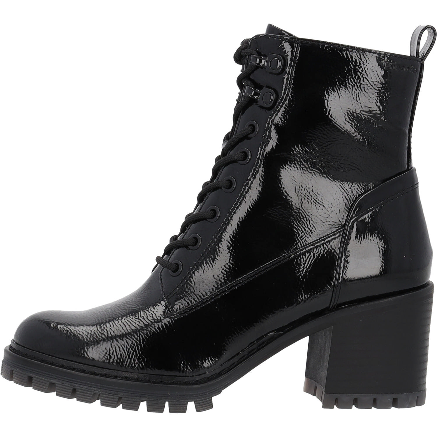 Tamaris 25271, Stiefeletten, Damen, black patent