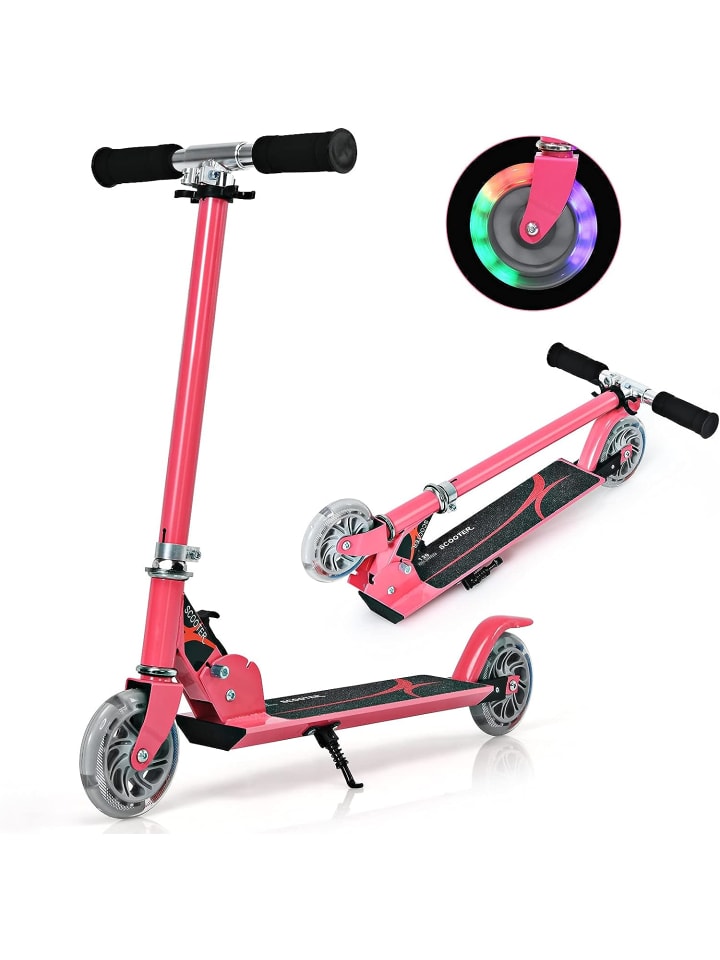 COSTWAY Kinderroller ab 4 Jahre in Rosa günstig kaufen 70 cm