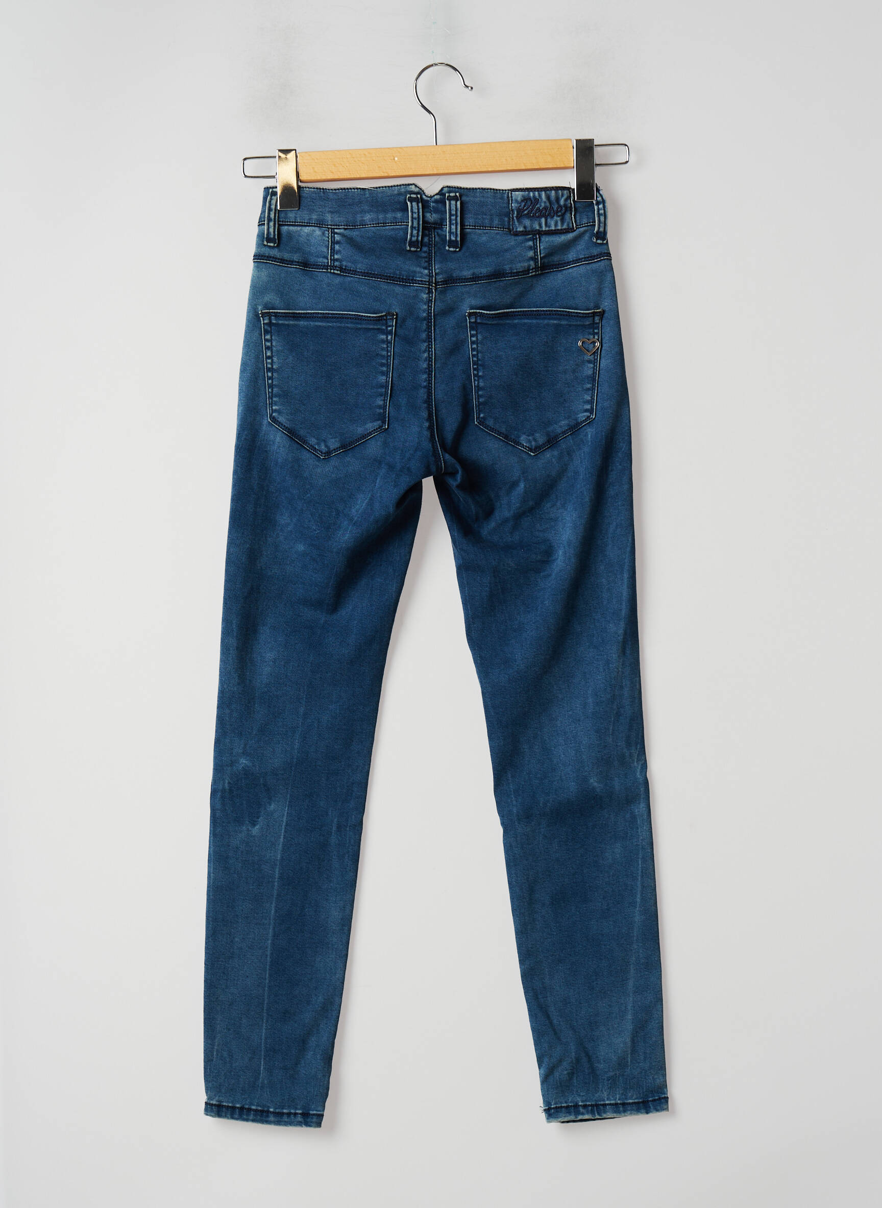 Please Jeans Skinny Femme couleur bleu