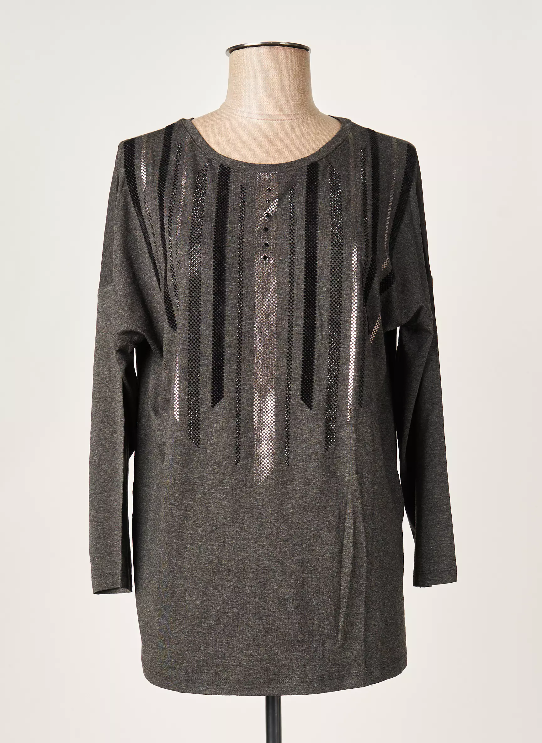 Christine Laure Tshirts Femme couleur gris