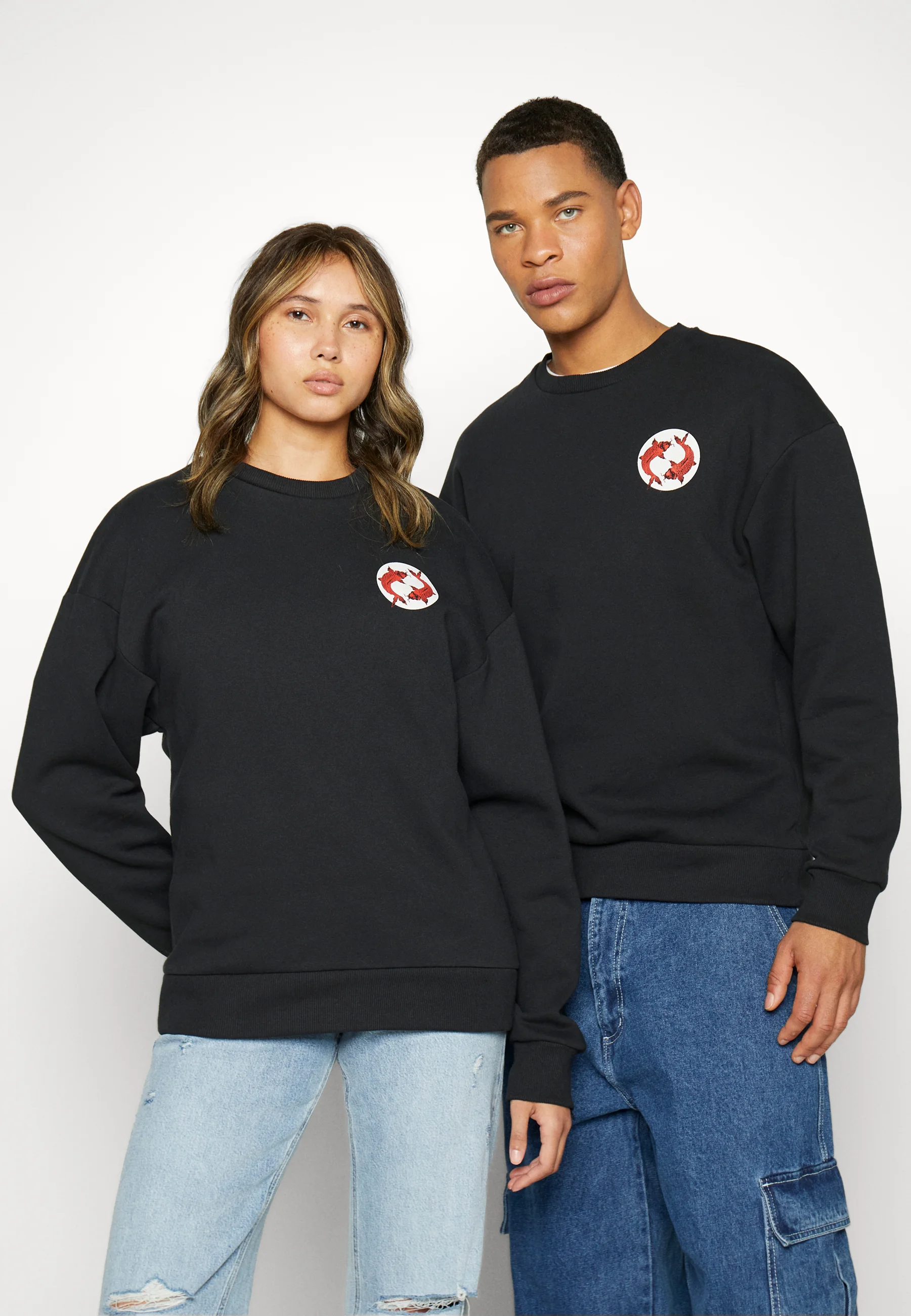 Sudadera Jack & Jones JORAQUARIUM CREW UNISEX