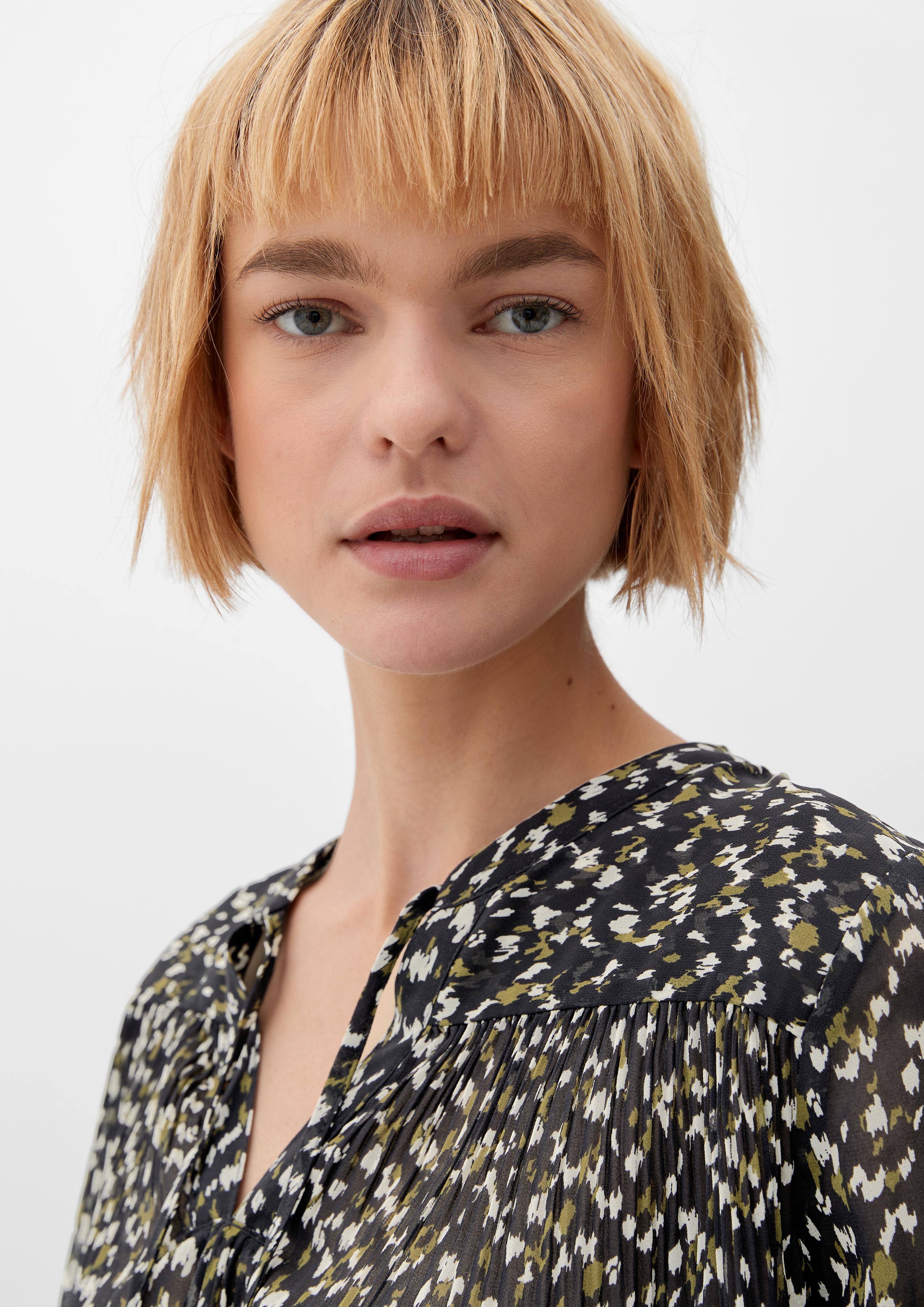 Bluse mit Allovermuster  2120683-99A2